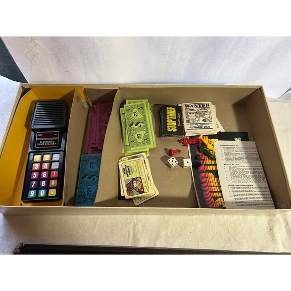 Vintage! STOP THIEF Electronic Cops And Robbers Board Game Parker Brothers 1979 - Picture 5 of 9